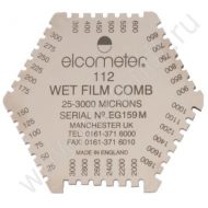 Гексагональная алюминиевая гребенка для измерения толщины мокрого слоя Elcometer 112AL