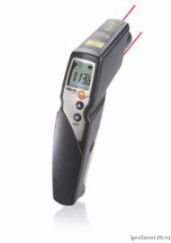 Testo 830-T4 — инфракрасный термометр с двухточечным лазерным целеуказателем (оптика 30:1)