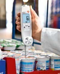 Пирометр Testo 104-IR - складной водонепроницаемый пищевой пирометр / инфракрасный термометр