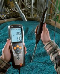 Гигрометр Testo 635-1 - Многофункциональный термогигрометр и бесконтактный влагомер для древесины