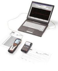 Многофункциональный гигрометр Testo 635-2 и бесконтактный влагомер для древесины