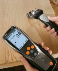 Многофункциональный гигрометр Testo 635-2 и бесконтактный влагомер для древесины