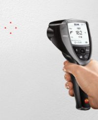 Базовый ИК-Термометр Testo 835-T1 с четырёхточечным лазерным целеуказателем (оптика 50:1)