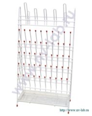 Сушилка лабораторная универсальная для пробирок и колб на 55 мест Stegler