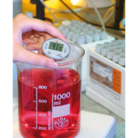 Водонепроницаемый мини-термометр Testo с защитным рукавом для наконечника зонда