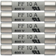 Комплект плавких предохранителей 10A/600V (0590 0005)