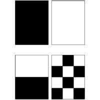 Набор контрастных пластин для определения укрывистости