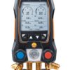 testo 557s Комплект 2 с заправочными шлангами - Умный цифровой манометрический коллектор, смарт-зонды вакуума и температуры и набор из четырёх заправочных шлангов (0564 5572)
