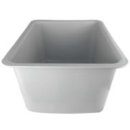 Большая лабораторная раковина-мойка Stegler RM-490G (полипропилен, внутр 490×390×290, габариты 550х450х310)