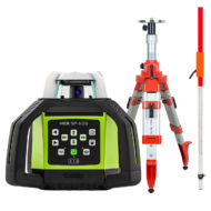 Комплект: ротационный нивелир RGK SP-612G + штатив RGK SH-170, рейка RGK LR-2