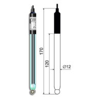 Стеклянный промышленно-лабораторный натрий-селективный электрод для анализа малых концентраций ЭЛИС-212Na